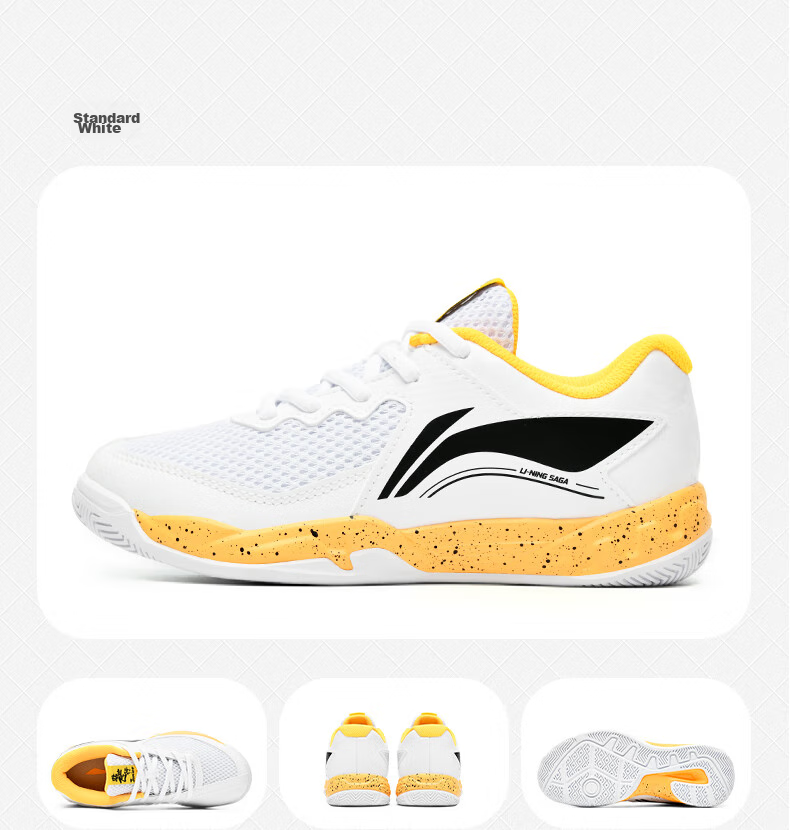 Li-Ning Badminton Shoes, Didi Feixing 3 Junior, Boys And Girls Training Shoes, Wear-Resistant Sports Shoes 14