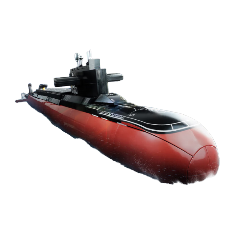 ENLIGHTEN Building Block Toy Military Submarine Model, Boys' Birthday And New Year Gift, Type 096 Strategic Nuclear Submarine