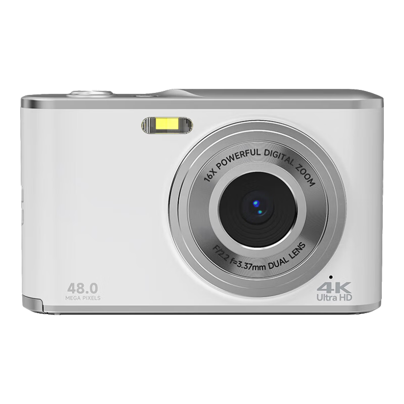 CAIZU Dual-Lens 6400W Pixel Digital Camera Selfie Vlog Student Campus Compact Camera Can Transfer to Phone Z3 Upgraded Version Alternative Ccd Camera Gift for Boys And Girls