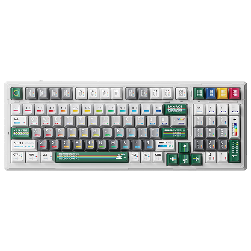 Ikbc K99 Custom Mechanical Keyboard, 99 Keys, E-Sports Gaming Keyboard, Office Typing Feel Good, Tri-Mode Mechanical Keyboard, Gaming Keyboard, Guangmu King Switch 45g