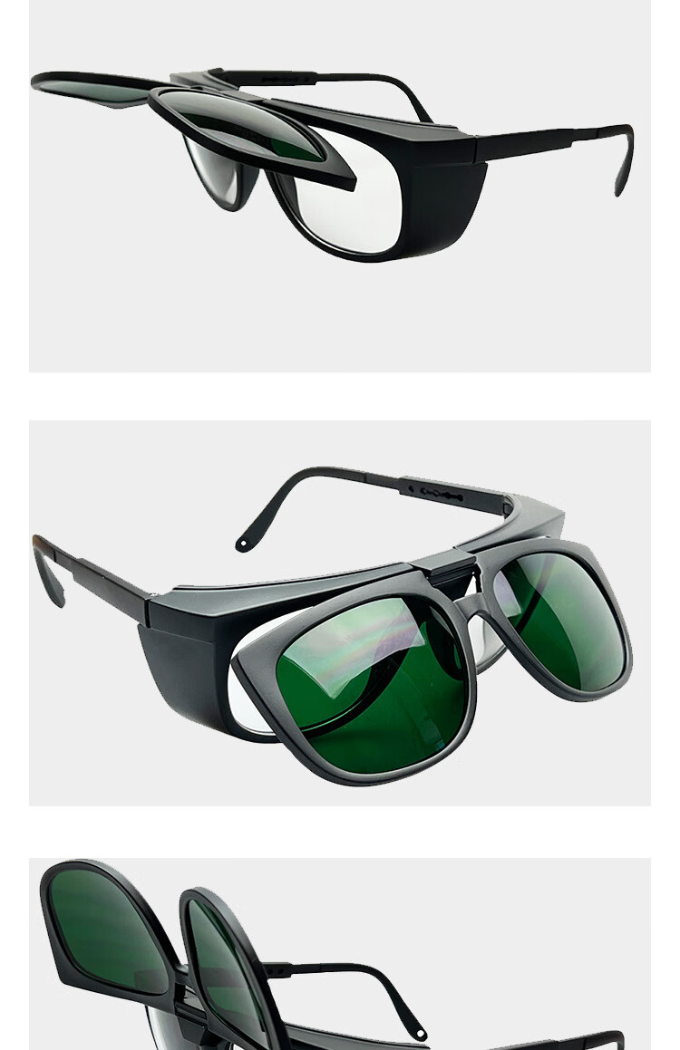 GUANNUODA Flip-Up Welding Goggles, Welder's Sunglasses, Arc Welding Protection Glasses, Anti-Glare Laser Cutting Safety Eyewear 8