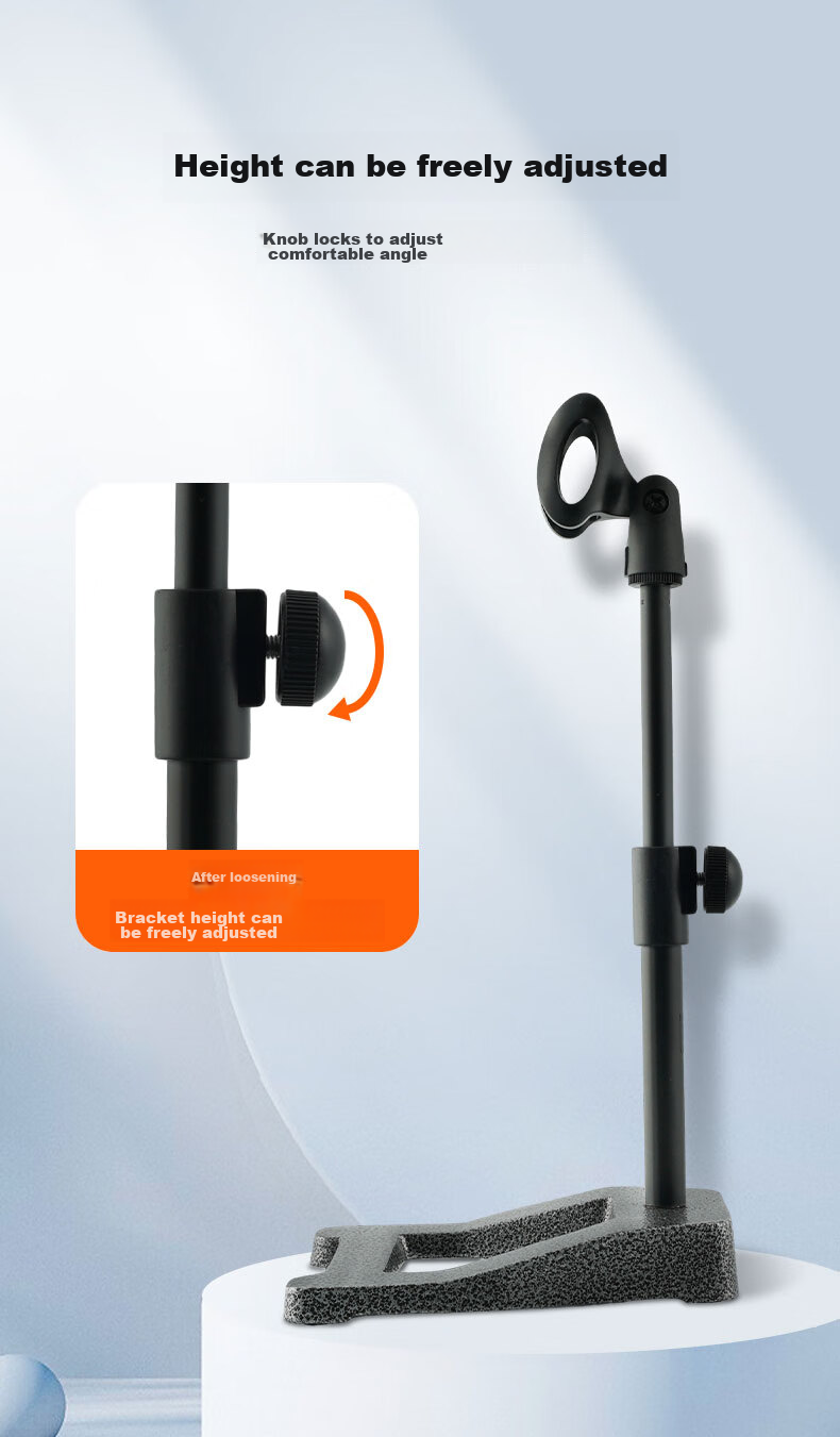 Aiken ICON MB-10 Microphone Stand, Small Arm Bracket for Recording Studios And Live Streaming, Accessory Equipment for Singing 3
