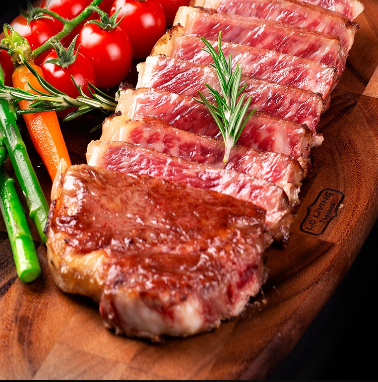 龙江和牛a4m12原切和牛牛排250g西冷雪花牛排国产牛肉谷饲600天