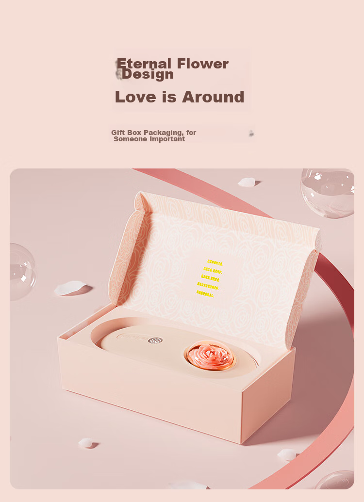 JD Original [Gift Box] Eternal Flower Waist Massager, Uterus-Warming Belt, Menstrual Aid, Period Pain Relief, Hot Compress, Back Massage Device, Gift for Boyfriend Or Girlfriend 13