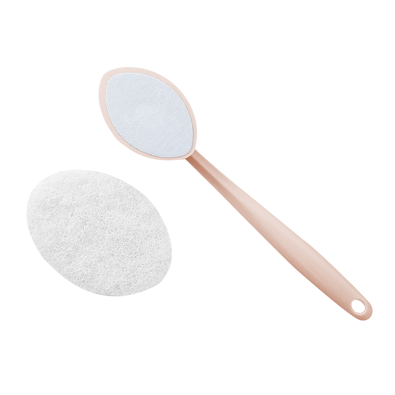 LYNN Long-Handle Sponge Cleaning Brush, Bathtub Brush, Tile Brush, Wall Brush, Countertop Brush, Non-Damaging Glaze Floor Brush, 1 Piece