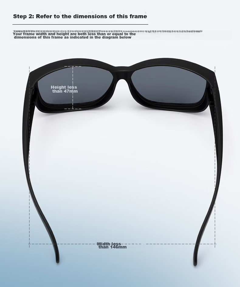 CAXMAN Sunglasses Clip-On Polarized Lenses for Men And Women, Nearsighted Driving Glasses 18