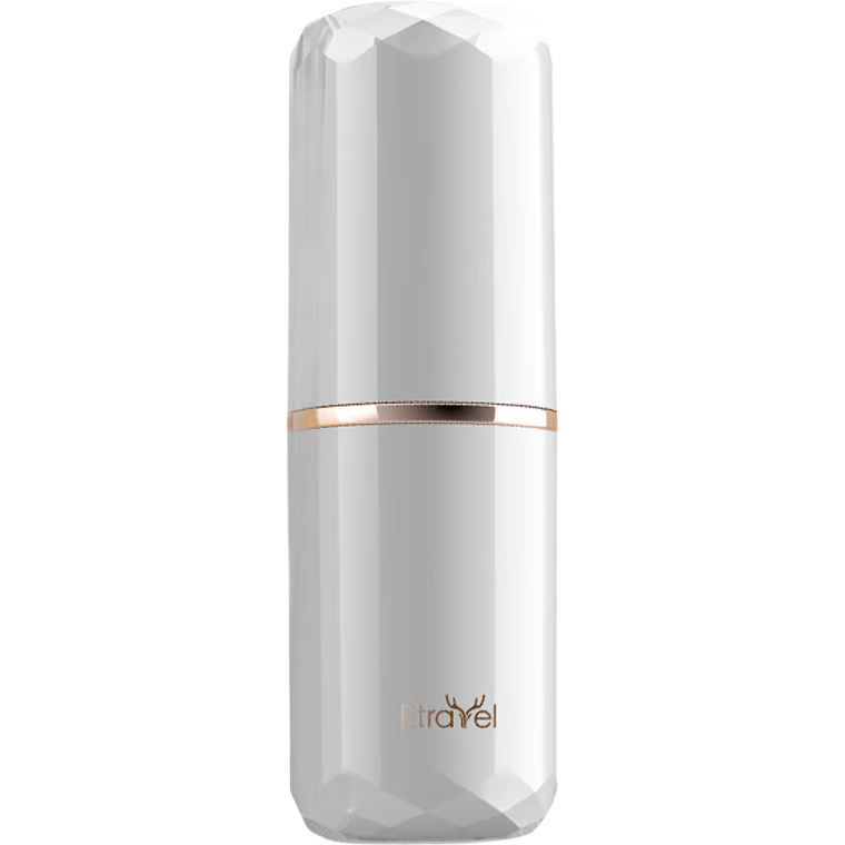Etravel Travel Toiletry Cup, Portable Mouthwash And Toothbrush Cup for Travel And Business Trips, Storage Box And Toiletry Bag Set, Stylish White Empty Cup