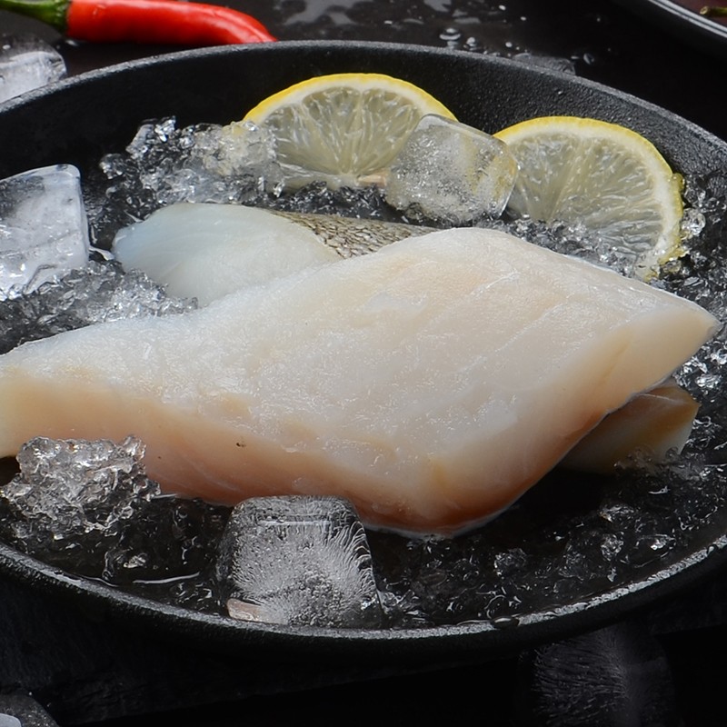 蓝雪冷冻挪威北极鳕鱼柳150g 宝宝儿童装钩钓去刺去骨真鳕鱼海鲜水产