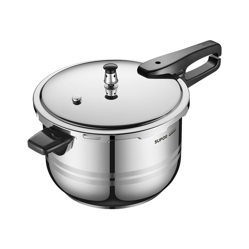 SUPOR 304 Stainless Steel 9L Pressure Cooker, 26cm [Suitable for 4-6 People], Explosion-Proof High Pressure Cooker, Compatible with Induction Cookers, Large Capacity