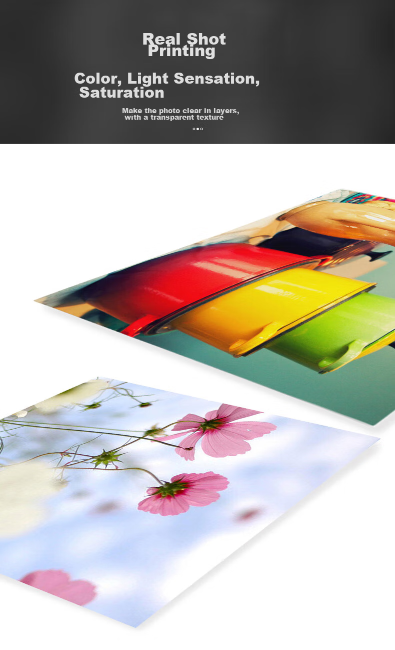 Elifo RC Photo Paper, Glossy Photo Paper, Waterproof Inkjet Printing RC Photo Paper, 260g Photo Paper, RC Photo Paper Velvet Surface, 6 Inch - 50 Sheets 7