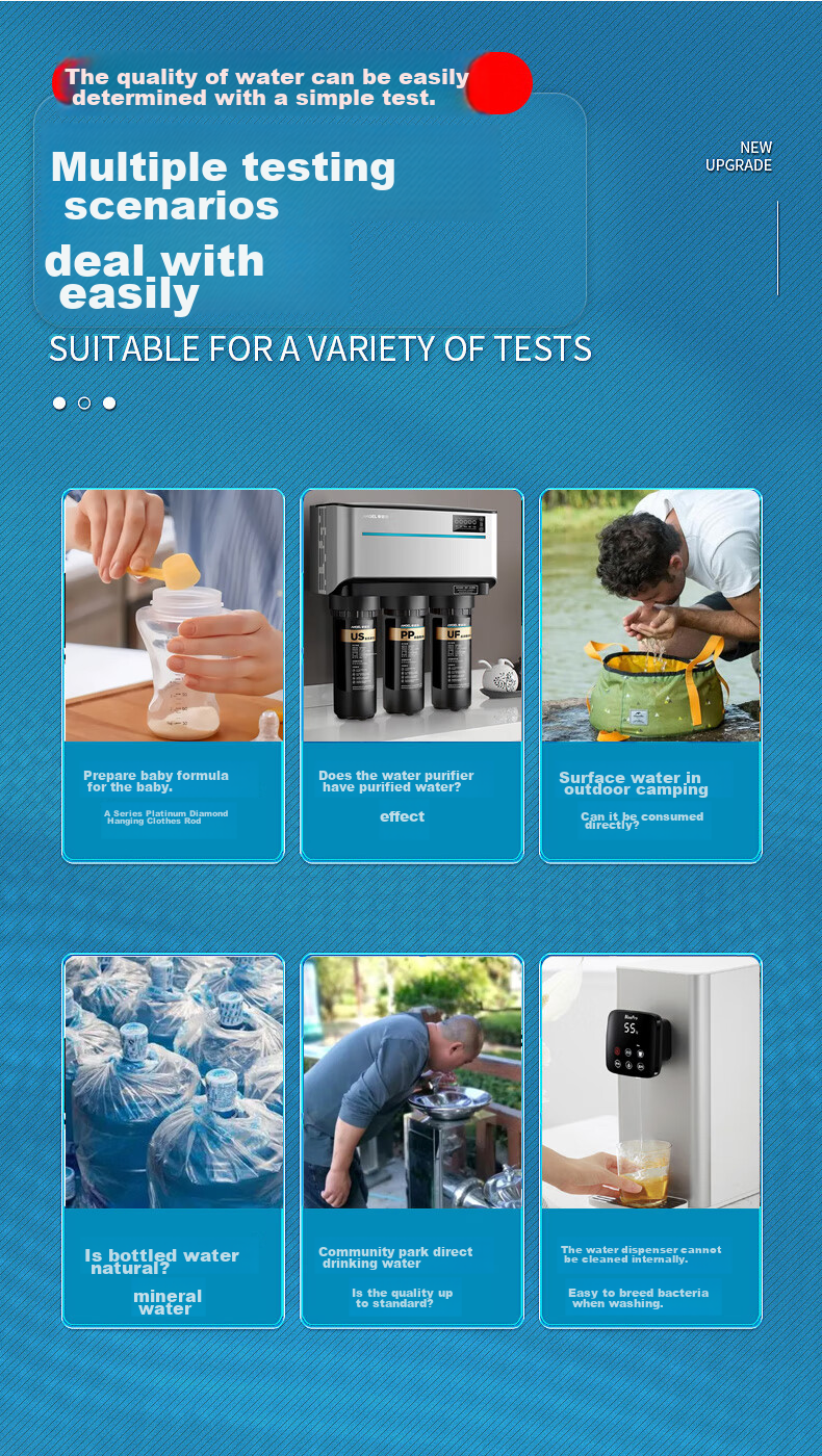 YHT High-Precision Water Quality Tester YHT310 Pen-Type Household Pure Tap Water TDS Conductivity Meter Test Pe 3