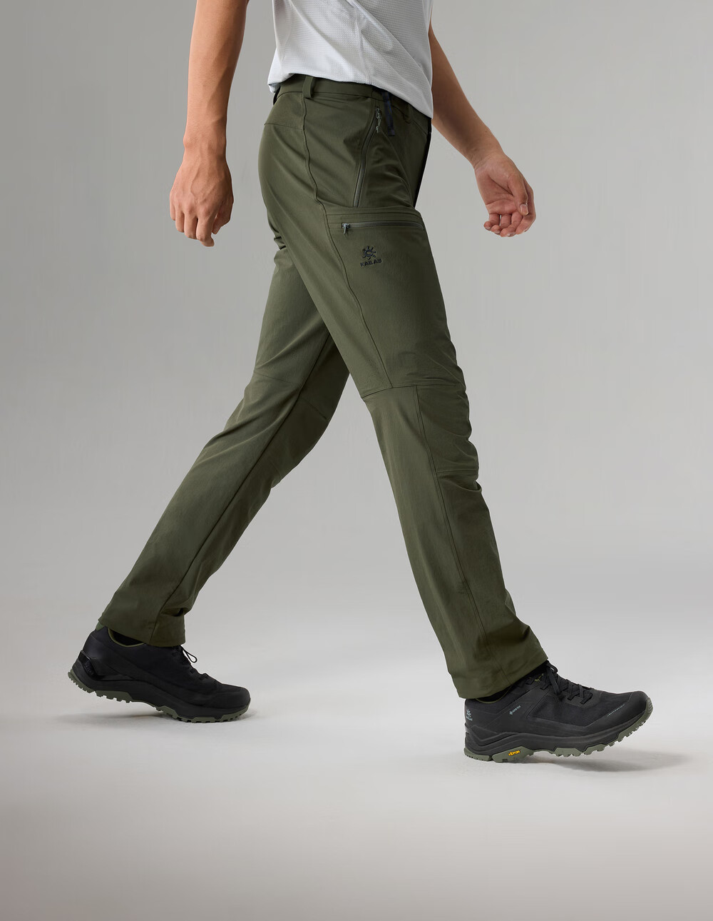 KAILAS KAILAS Men's T10-M Softshell Pants CORDURA Durable Outdoor Mountaineering Breathable Windproof Hiking Pants 5