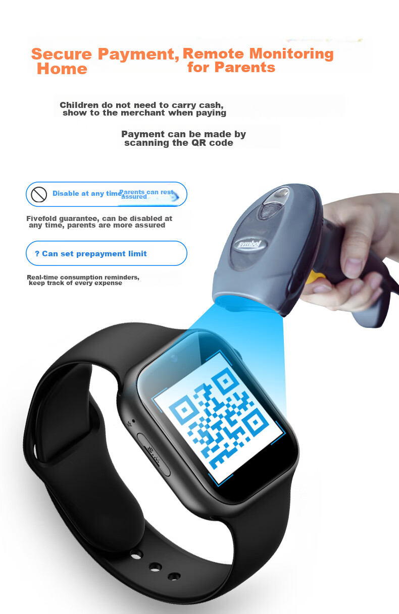 Ozing [No Game Long Standby] Children's Smart Watch Phone 4G Full Network Student Youth Middle And High School Precise Positioning Sports-Grade Waterproof Video Smart Watch 6