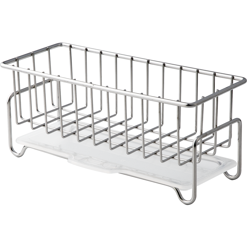 Newair 304 Stainless Steel Dish Soap And Dishcloth Storage Rack, Sink Small Hanging Basket, Sponge Draining Basket, Kitchen Window Sill Storage Rack