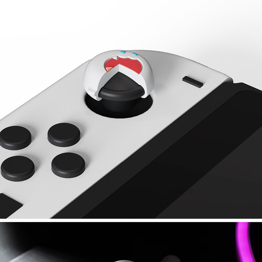Jixiang Bobo Cat Switch Joy-Con Capsule, Compatible with OLED/NS/LITE Silicone Protective Cover for Joy-Con Controller, 4-Piece Set, Gaming Accessories 11