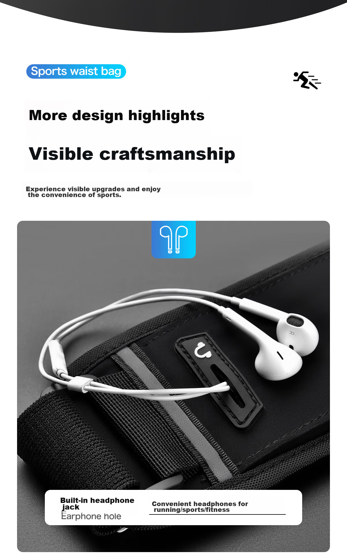 CASPIAN WOLF Marathon Running Waist Pack with Water Bottle Holder for Men And Women, Thin Sports Phone Pouch, Invisible Fitted Fitness Waist Belt 8