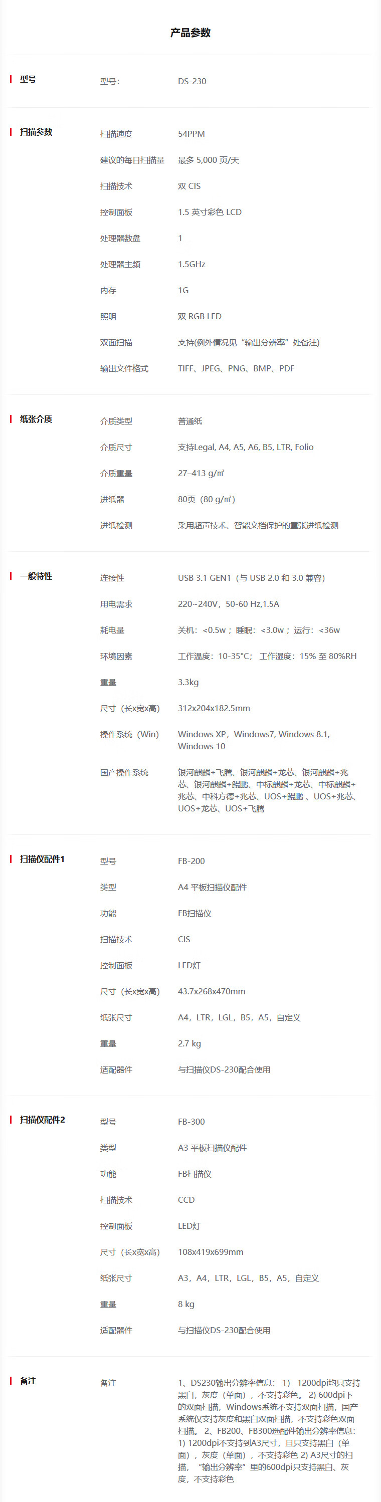 奔图(pentum)ds-230全国产化高速扫描仪 彩色扫描 支持自动双面 扫描