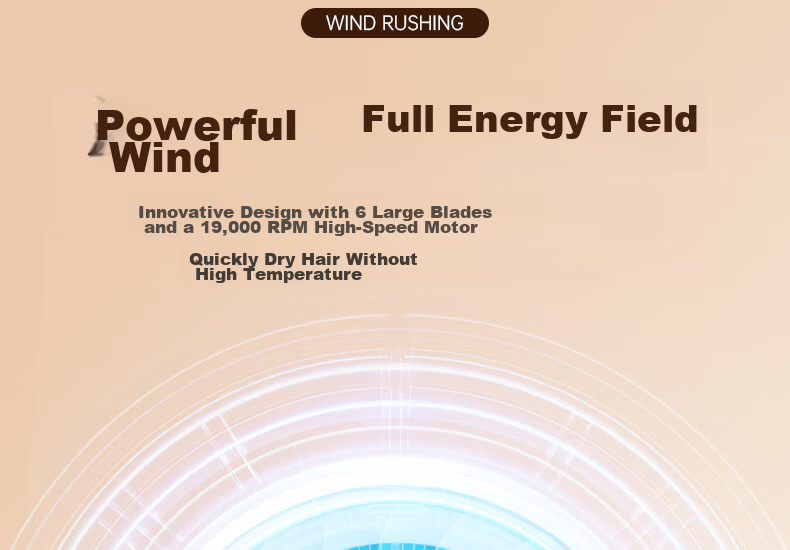 AUX Hair Dryer, Home Use, Negative Ion Blue Light Hair Protection, Non-Damaging Electric Blower, 1800W High Power Quick-Drying Hair Dryer, Portable Dorm Hair Dryer 17