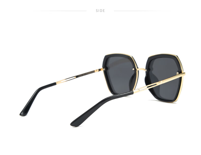 Lafudelu Polarized Sunglasses for Women, UV Protection, Anti-Glare, Trendy Sunglasses, Sun Protection, Wide Frame, Slimming Effect 14