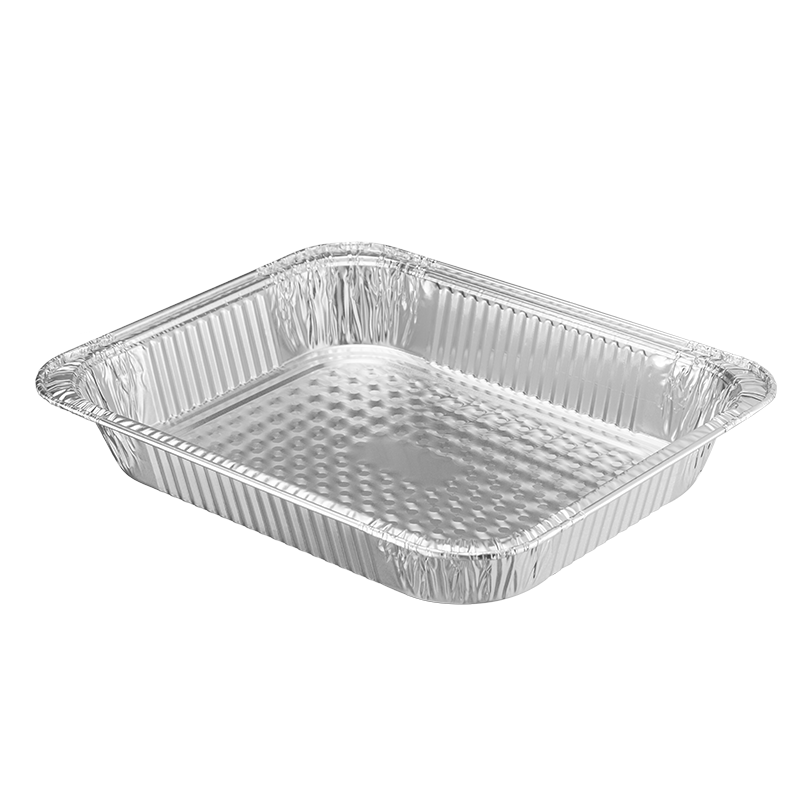 COOKER KING Barbecue Aluminum Foil Pans, 3L, 10 Pieces, Disposable Foil Trays for Grilling Fish And Meat, Baking, Oven, Camping And Picnics