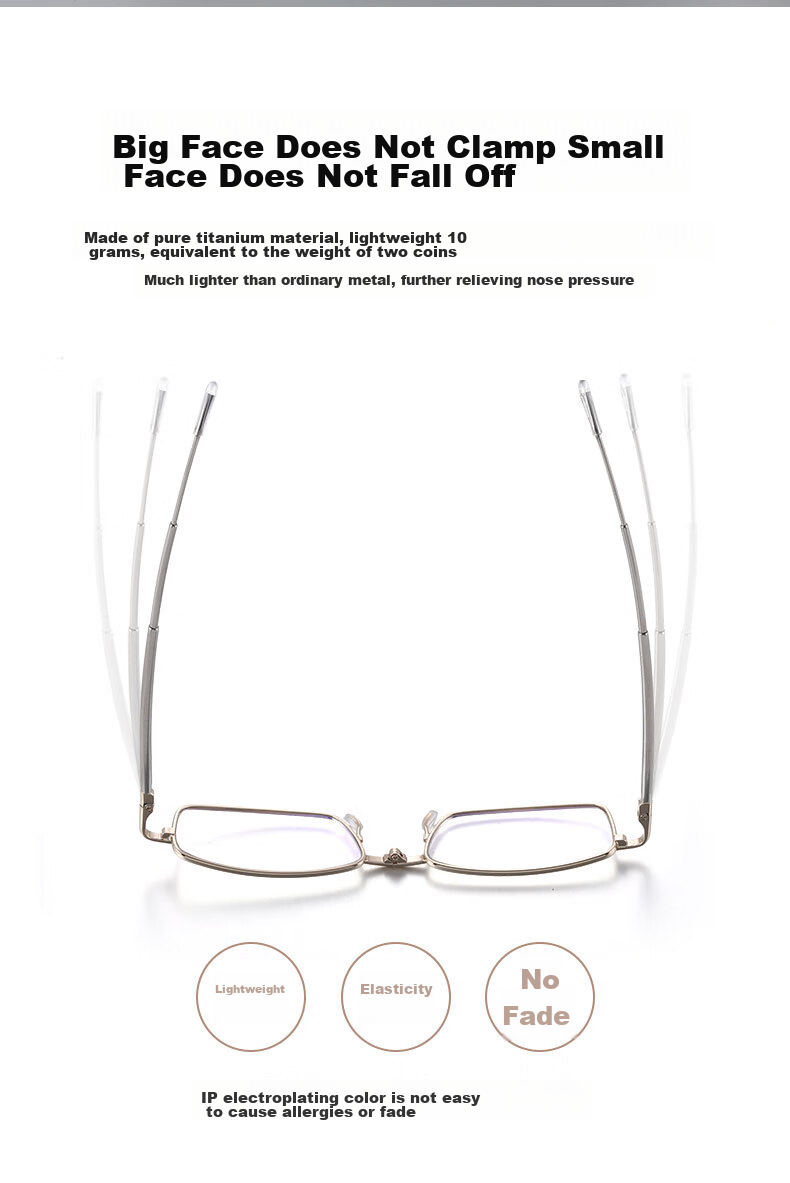 Mushe Foldable Portable Anti-Blue Light Reading Glasses, Original Japanese Import, High Definition Men's Presbyopic Glasses 11