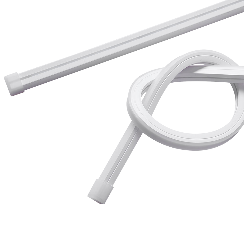 NVC LED Silicone Soft Light Strip 24V Low Voltage Waterproof Embedded 5m Pack - 6*12mm Side Emitting Warm White 4000K