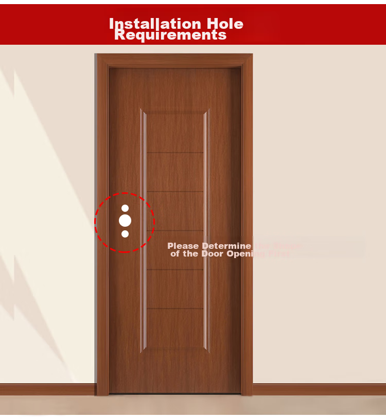 Fly.Globe Interior Door Lock Single Latch Stainless Steel Model B Grade Self-Installation Universal Door Lock FQ-AE86 19