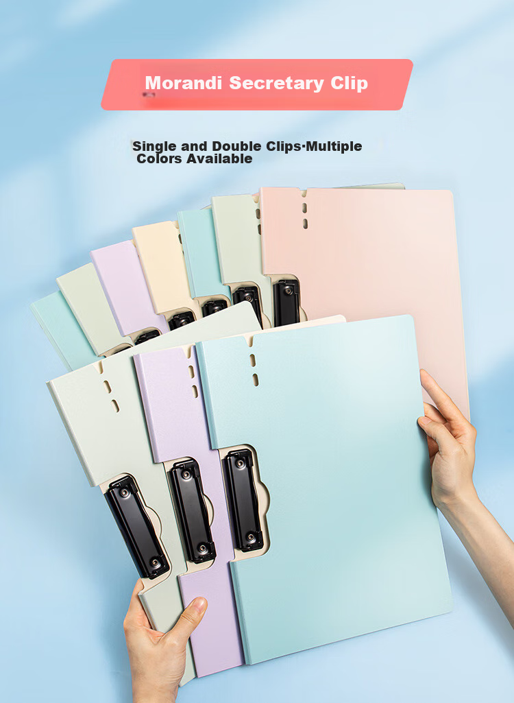 TIANSE A4 File Folder Clipboard, Double Clipboard Meeting Folder Secretary Folder Document Folder Exam Paper Folder Signature Contract Presentation Folder, Office Supplies, TS-10007, Lilac Purple 1
