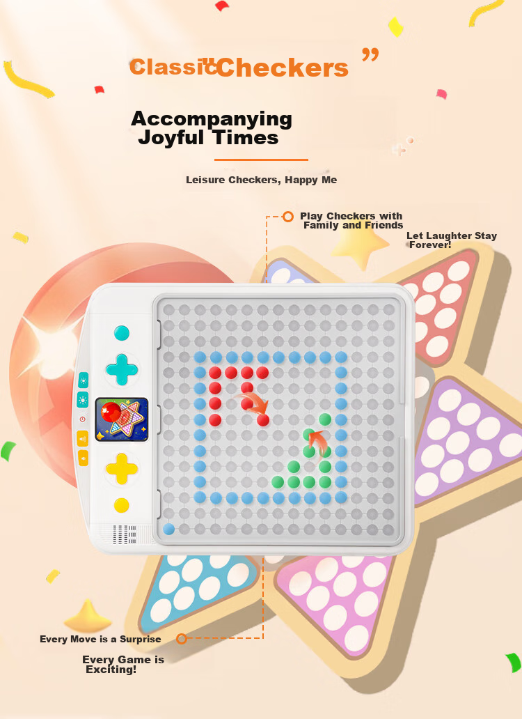 Chaoqidashi Multi-Functional 31+ N AI Intelligent Board Game Set Including Gomoku, Go, Ludo for Boys And Girls Birthday Gift Educational Toy 9