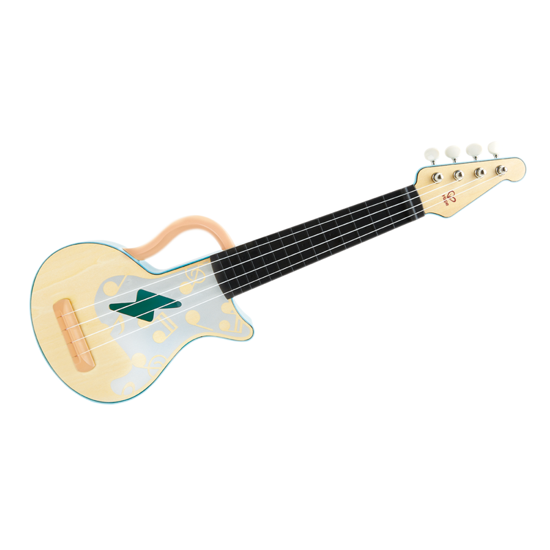 Hape (Germany), Early Education Musical Beginner Toy Guitar, Rock Ukulele, Birthday Gift, E0626