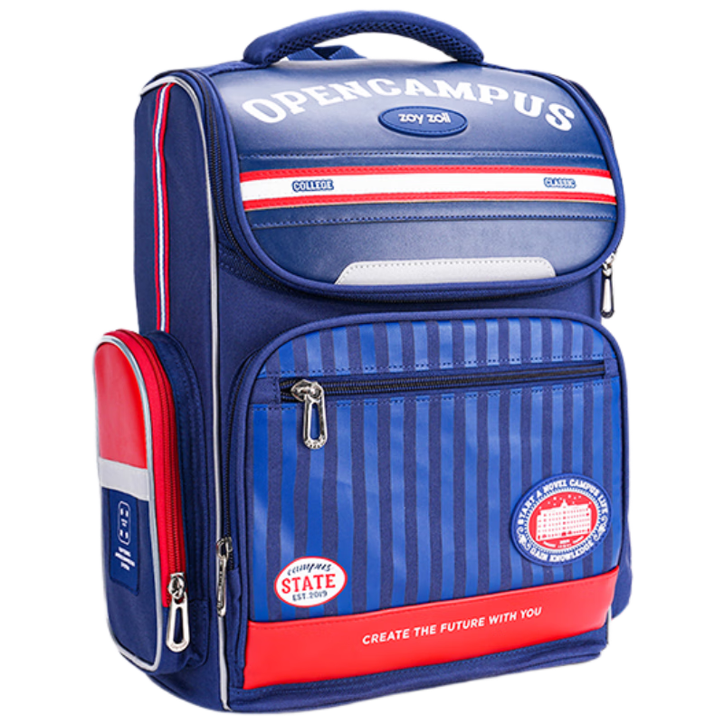 Zoy Zoii Children's School Backpack for Grades 1-6 Boys and Girls Lightweight Ergonomic Breathable Shoulder Bag Back to School Gift