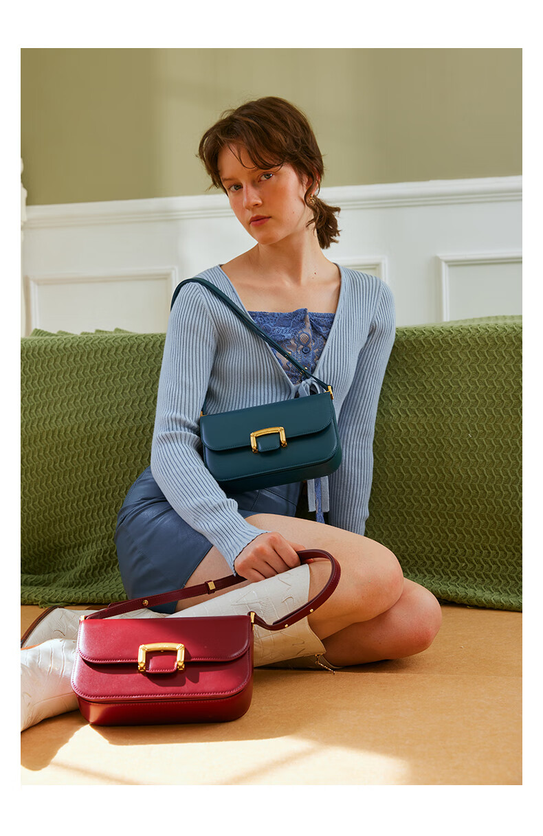 La Festin [Xu Lu's Choice] Frame Bag, Women's Handbag, 2026 New Style, Shoulder Crossbody Underarm Bag, Birthday Gift for Girls 8