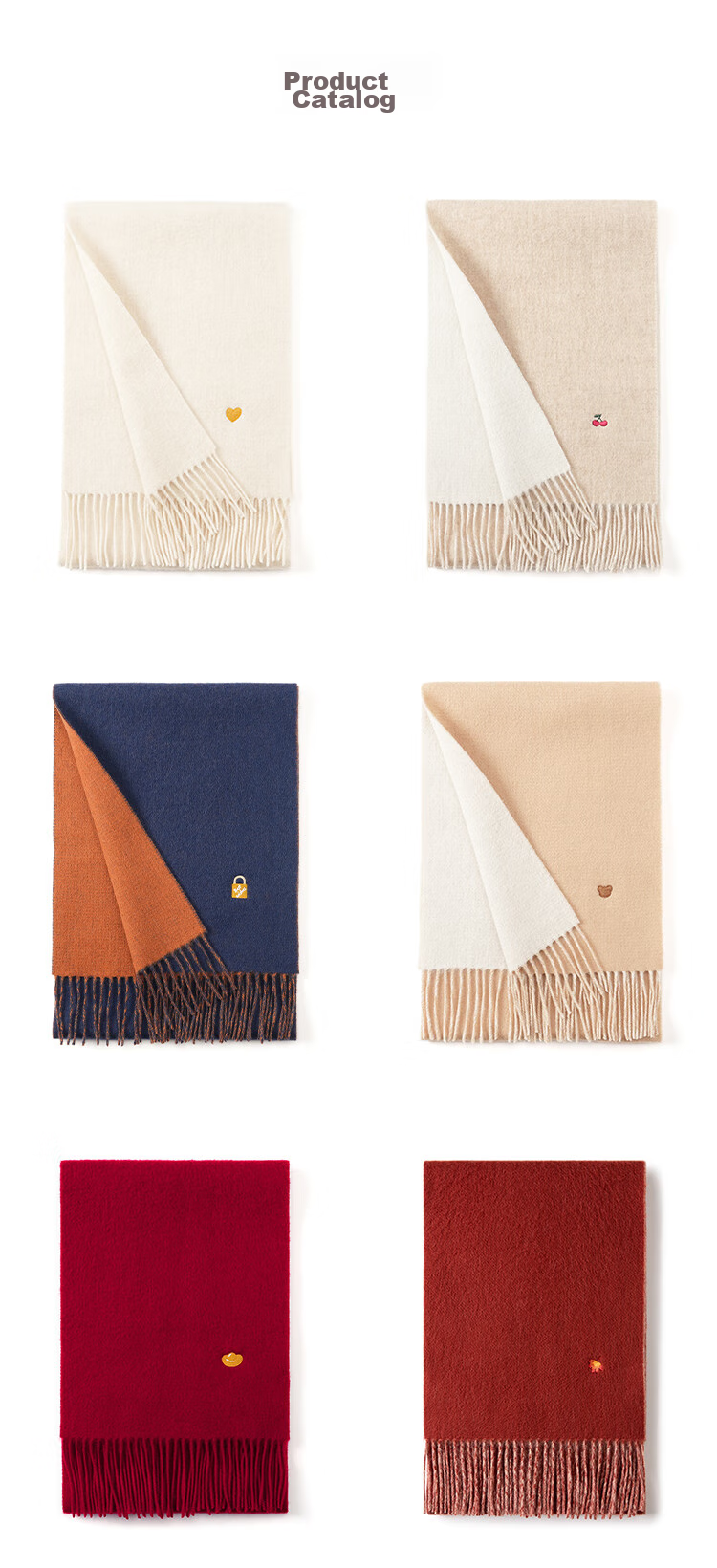 JIUMU Pure Wool Scarf for Women, Autumn And Winter Neck Warmer, Ladies' Warm Shawl, Gift for Women on Mid-Autumn Festival Or Birthday, Gift Box Packaging 31