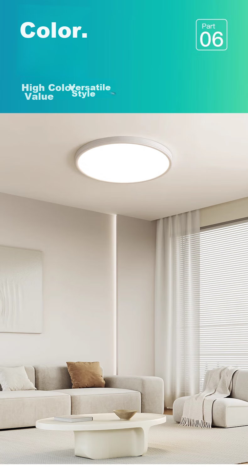 Yueying Linzhiguang High Brightness 3rd Generation Eye Protection Children's Bedroom Light, Ceiling Light, LED Ultra-Thin Eye Protection Lamp, Zhongshan Lighting Fixture, Installation Included 22
