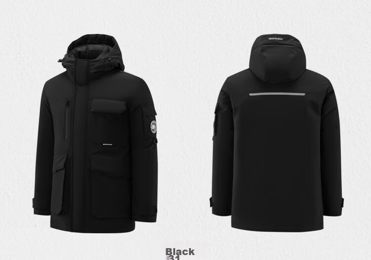 HLA Men's Down Jacket 25SPORTSDAY Sports Comfortable Hooded Coat Winter 18