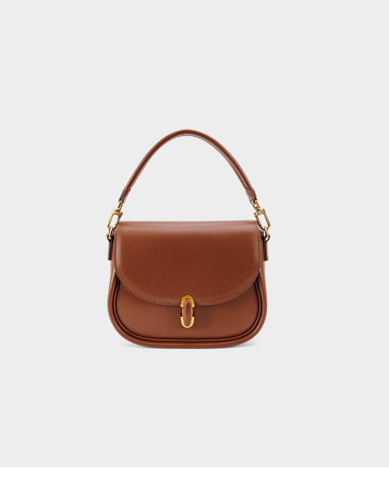 HONGU Leather Handbag Shoulder Crossbody Bag Vintage Saddle Bag Casual Tote Small Purse Women's Bag, Birthday Gift for Girlfriend 13