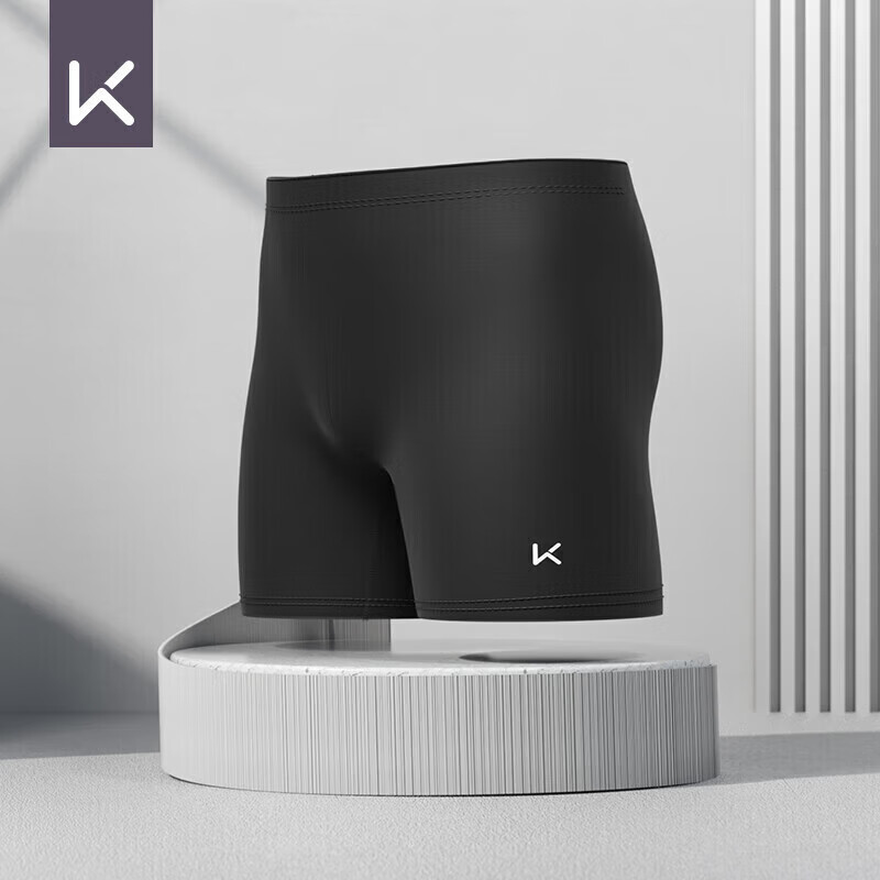 Мужские плавки Keep, черные, размер XL. Анти-смущение, быстросохнущие, хлоростойкие профессиональные плавки, большой размер, плавательное снаряжение.