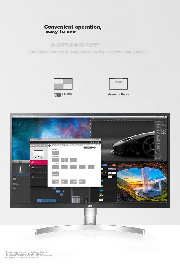 LG 27-Inch 4K Monitor IPS Type-C 90W Fast Charging HDR400 Built-In Speakers Computer Display Compatible with PS5 27UP850K 7
