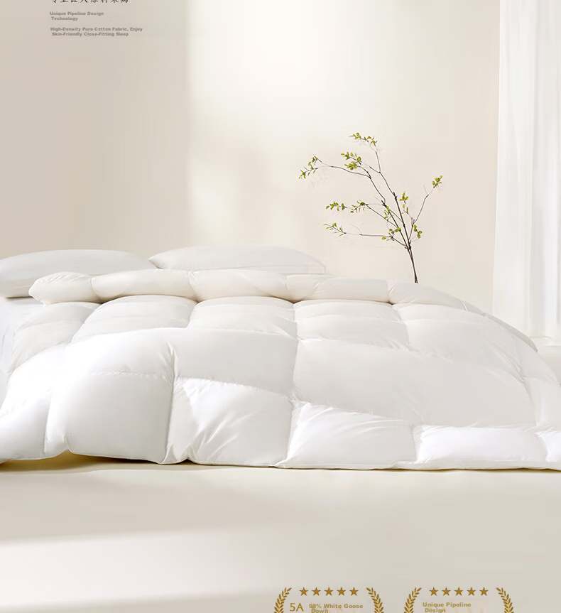 Interlagos 98% White Goose down Duvet, 180 Count Cotton Fabric, Imported from Japan, Winter Comforter 1200g, Thickened Version, 200*230 9