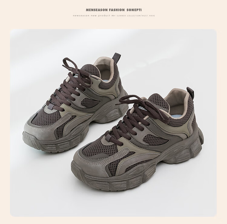 Warrior Comfortable Running Mechanical Style Dad Casual Shoes for Women KGH2338 Black Size 39 19