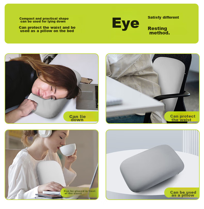 J.Sir Nap Pillow, Small Pillow, Hugging Pillow, Office Nap Aid, Backrest, Portable Travel Car Pillow, Student Prone Sleeping Pillow 7