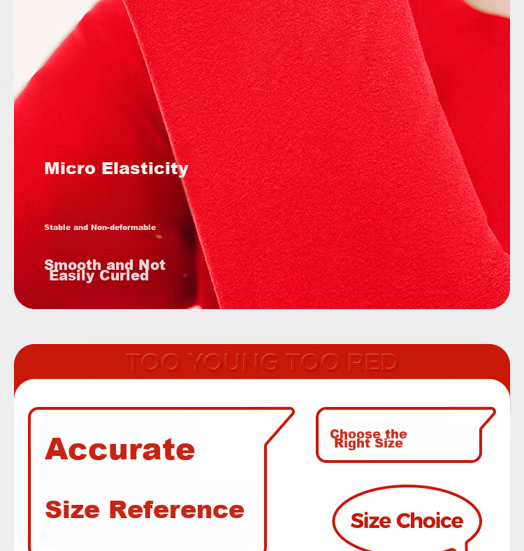 HLA [Hongyun] Thermal Underwear for Men, Zodiac Year of Horse Double-Sided Fleece 230g Qiji Red Autumn Top And Bottom Set 19