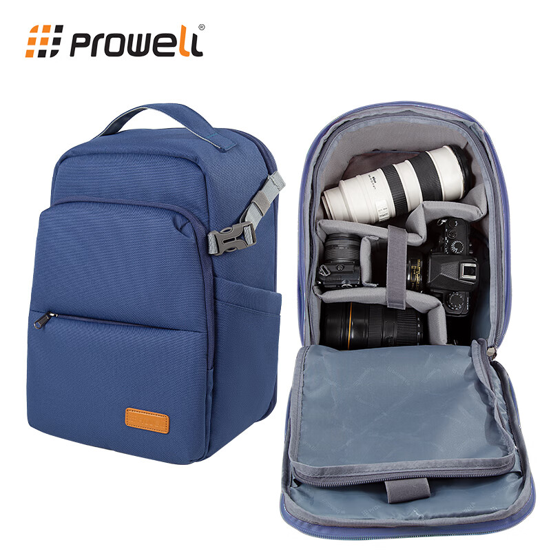 Pulewei Camera Bag, Double Shoulder Handheld Photography Bag, Casual Backpack for Women And Men, Outdoor DSLR Camera Backpack Suitable for Sony, Nikon, Cano