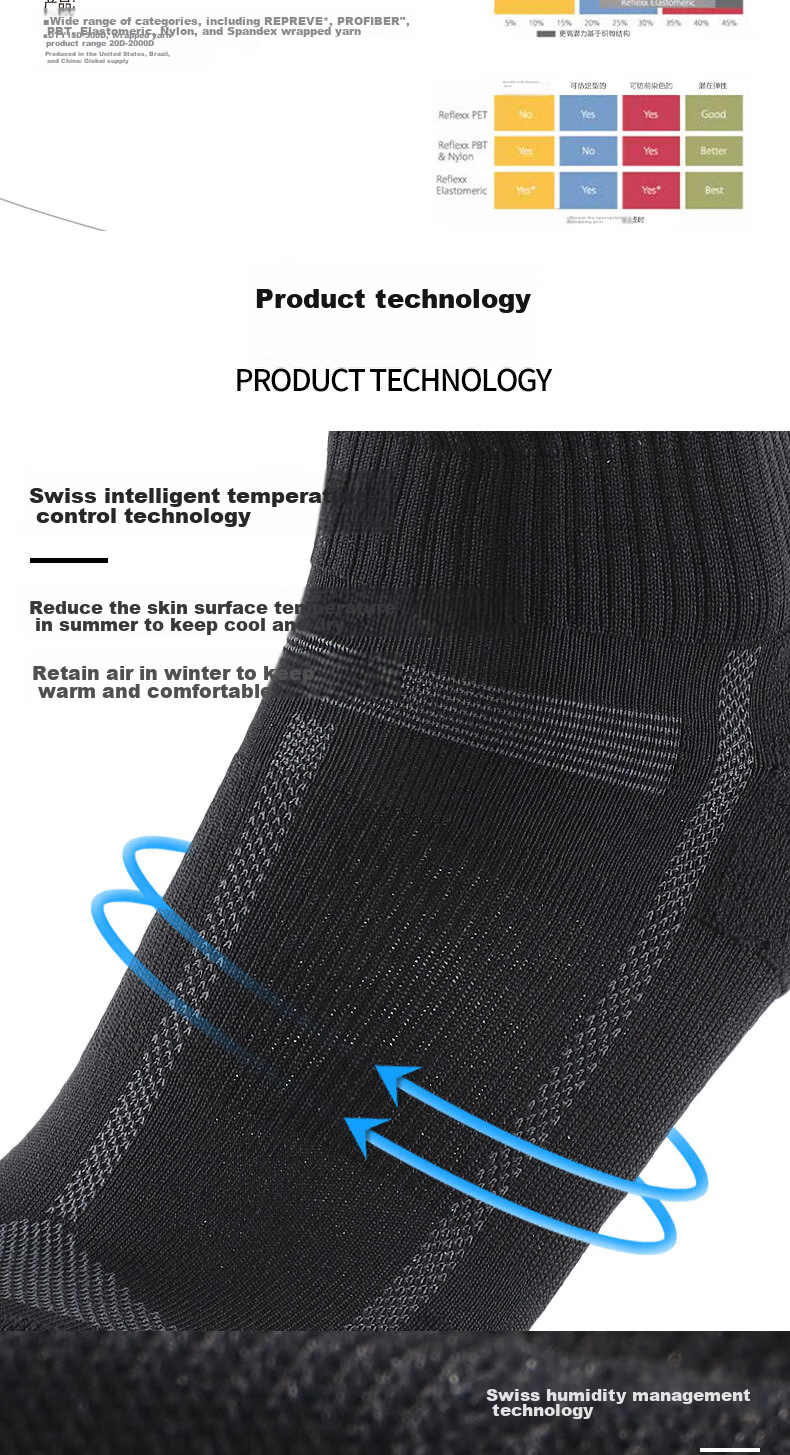 ALPINT MOUNTAIN Aiermont Runner 4.0 Marathon Professional Mid-Calf Running Socks for Men, Sports Socks, Trail Socks, Moisture-Wicking And Sweat-Absorbing 5