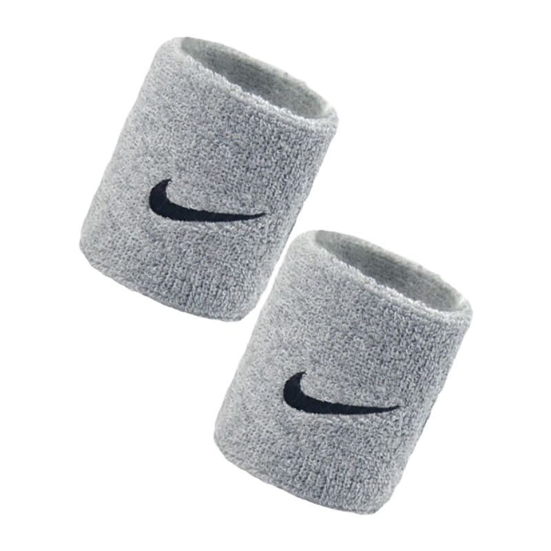 NIKE Protective Gear, Olympic Champion Zheng Qinwen's Same Style, Sweat-Absorbing And Wiping Wristband for Men And Women, Gray N1012405005OS