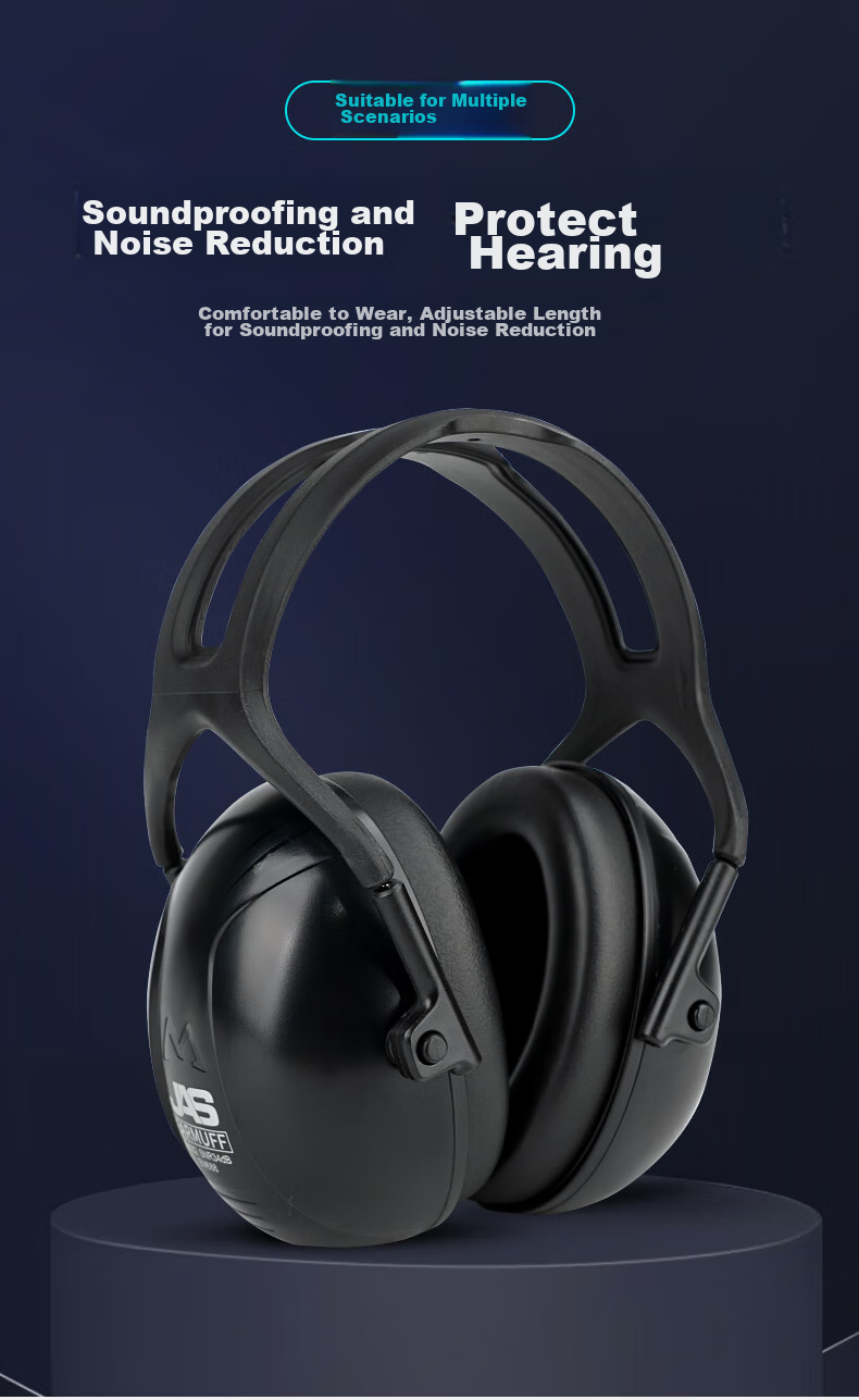 Jiansi Noise-Cancelling Earmuffs, Anti-Noise for Study And Shooting, Sleep-Use Anti-Loud Noise Earmuffs 1