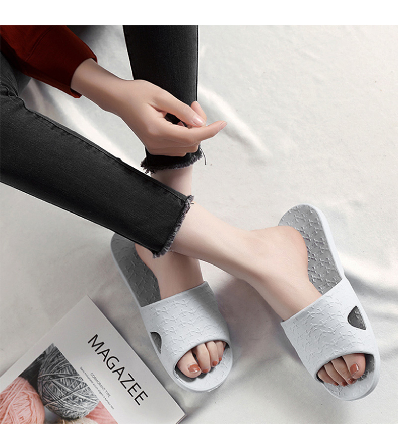 Siwangongli Travel Folding Slippers, Reusable Portable Beach Shoes, Bathroom Non-Slip Slippers, Unisex Couple Sandals, SW2323 11