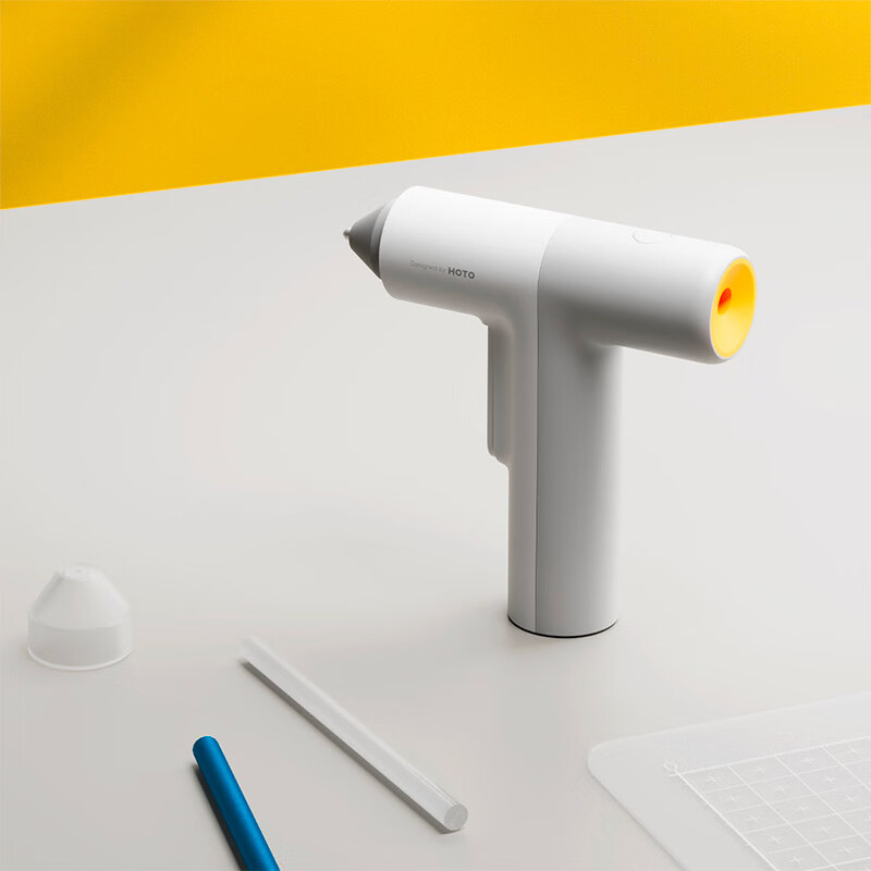 HOTO Lithium Battery Wireless Rechargeable Manual Glue Gun, DIY Tool, Portable Automatic Glue Dispenser, Lithium Battery Hot Melt Glue Gu