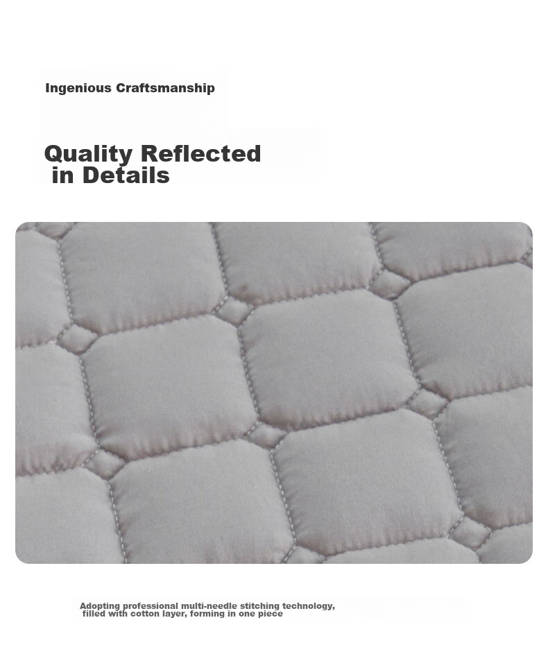 CROWN Mattress Pad, 1.5m X 2m Single Bed Mattress, Bedding Soft Pad, Student Dormitory Home Use Mattress Protector 11