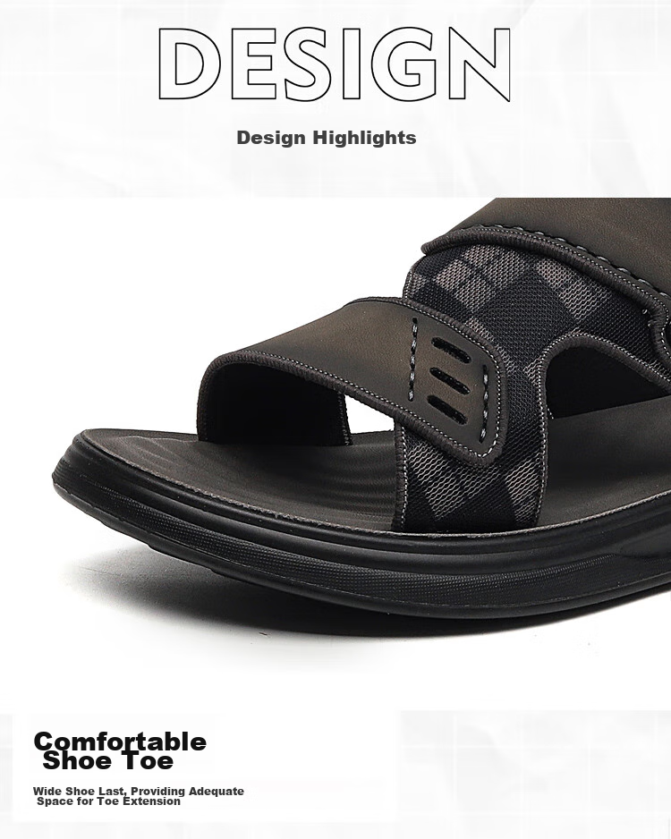 Warrior Sports Sandals for Men, Casual Outdoor Beach Shoes, Durable Summer Footwear WSL(WZ)-0978 Black Camel 41 10